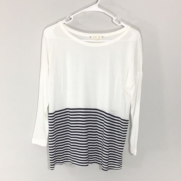 Soft Joie Tops - Soft Joie XS stripe 3/4 Sleeve T-Shirt XS